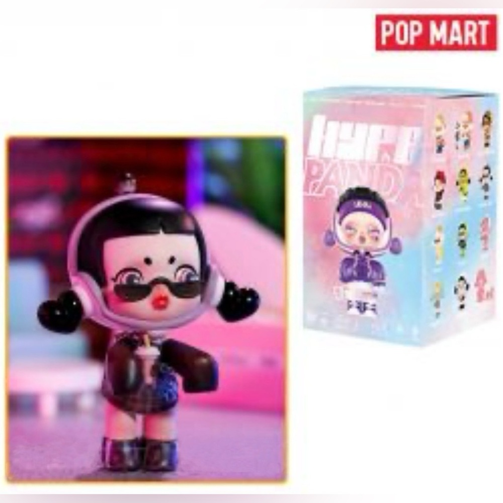 RARE limited Edition Pop Mart SKULLPANDA HypePanda “Milk Tea Girl" Figure